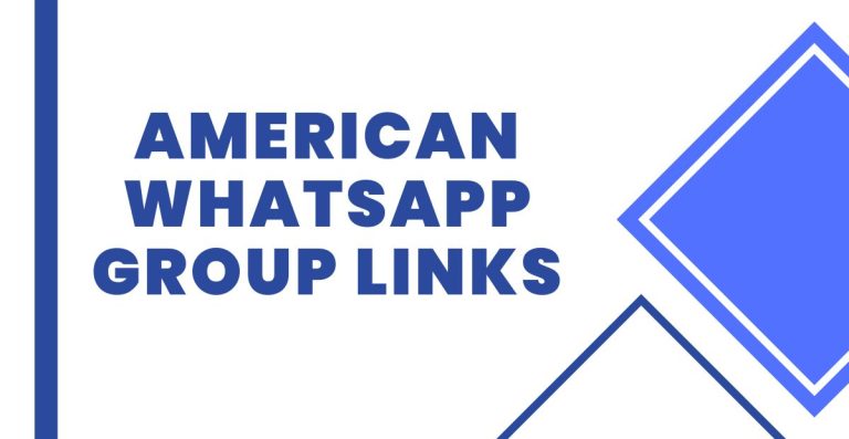 Latest American WhatsApp Group Links