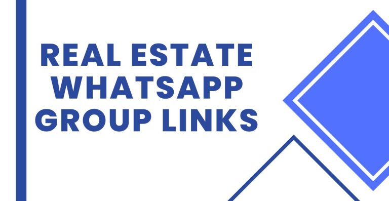 Join Real Estate WhatsApp Group Links