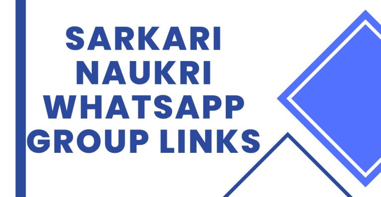 Join Sarkari Naukri WhatsApp Group Links