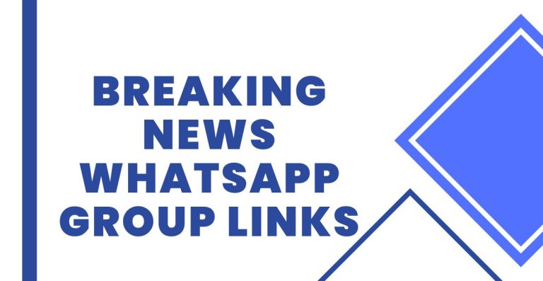 Join Breaking News WhatsApp Group Links