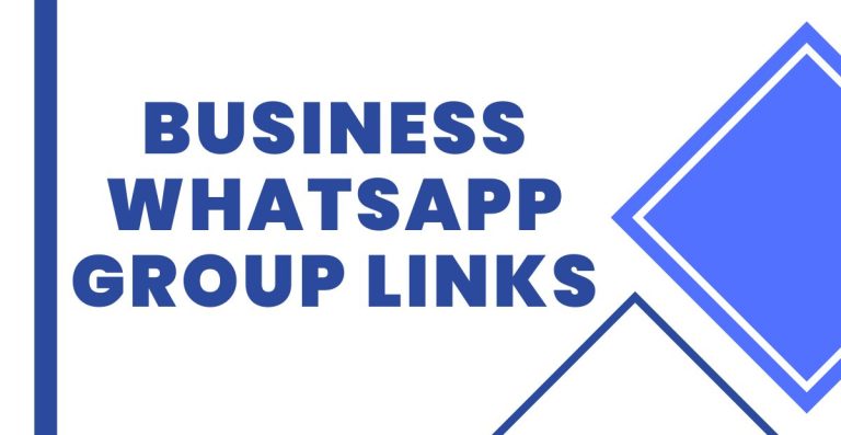 Latest Business WhatsApp Group Links