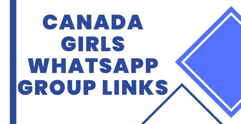 Join Canada Girls WhatsApp Group Links
