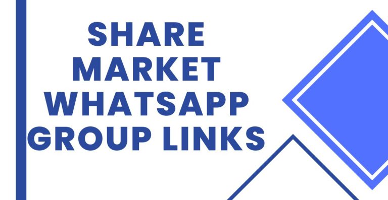 Join Share Market WhatsApp Group Links