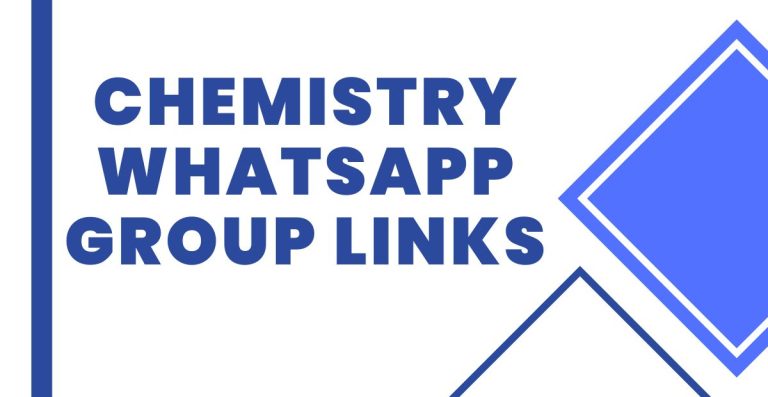 Latest Chemistry WhatsApp Group Links