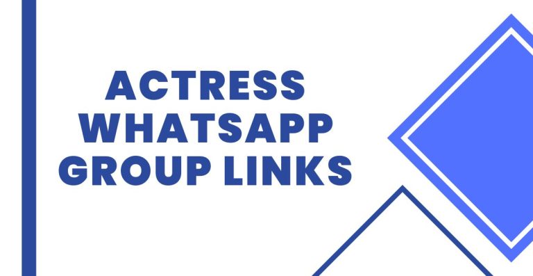 Join Actress WhatsApp Group Links