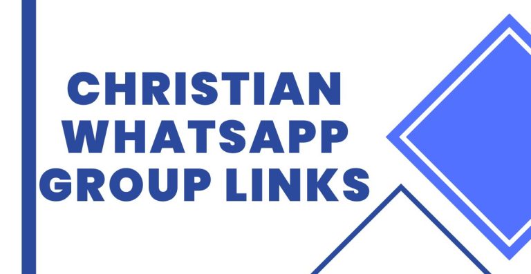 Latest Christian WhatsApp Group Links