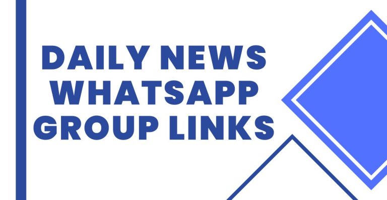 Join Daily News WhatsApp Group Links
