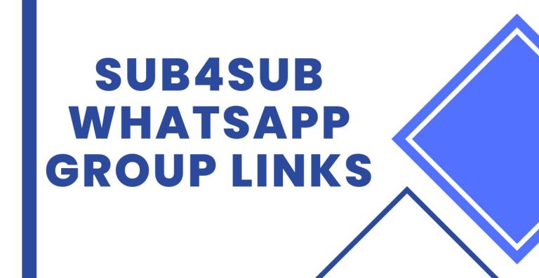 Join Sub4sub WhatsApp Group Links