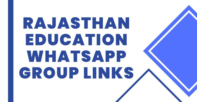 Join Rajasthan Education WhatsApp Group Links