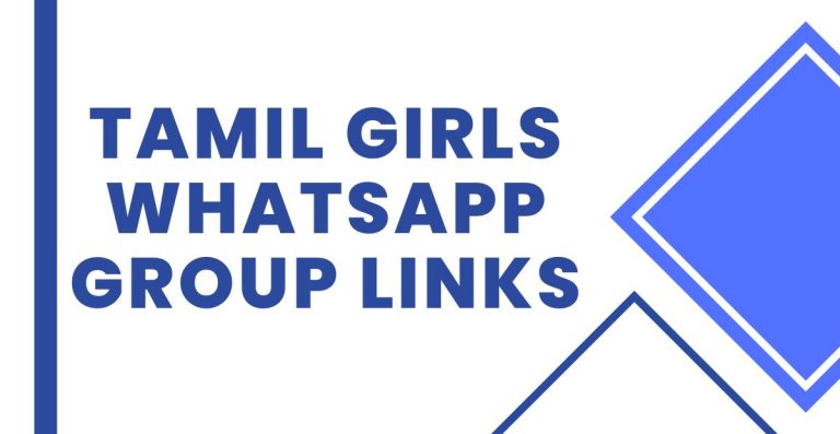 Join Tamil Girls WhatsApp Group Links