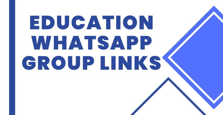 Join Education WhatsApp Group Links