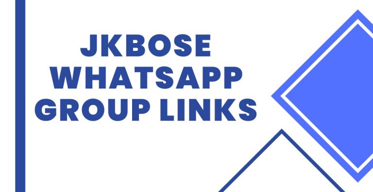 Join JKBOSE WhatsApp Group Links