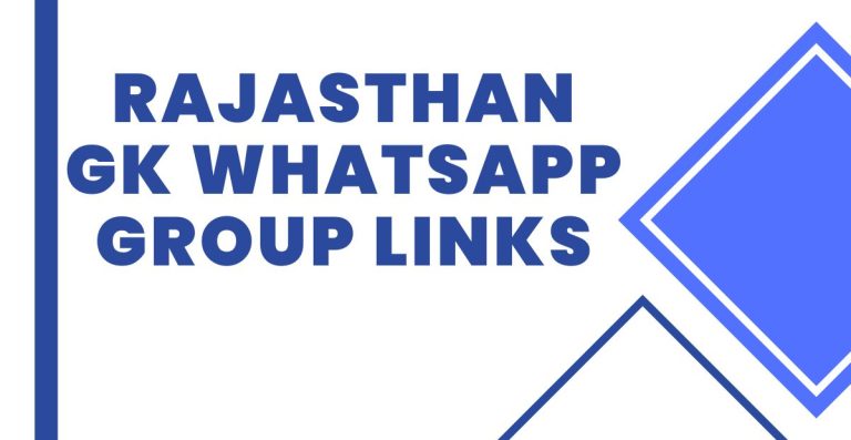 Join Rajasthan GK WhatsApp Group Links
