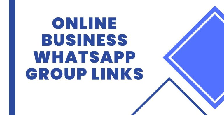 Join Online Business WhatsApp Group Links