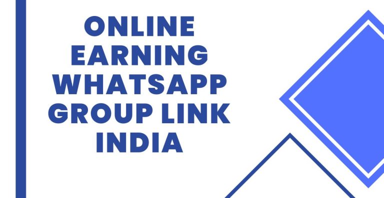 Join Online Earning WhatsApp Group Link India
