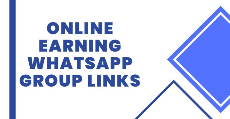 Join Online Earning WhatsApp Group Links