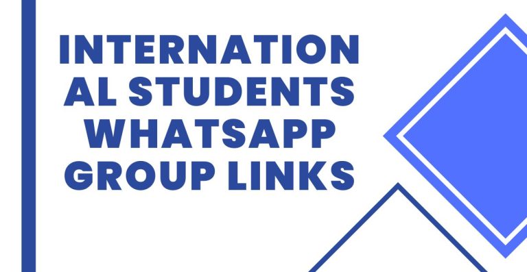 Join International Students WhatsApp Group Links