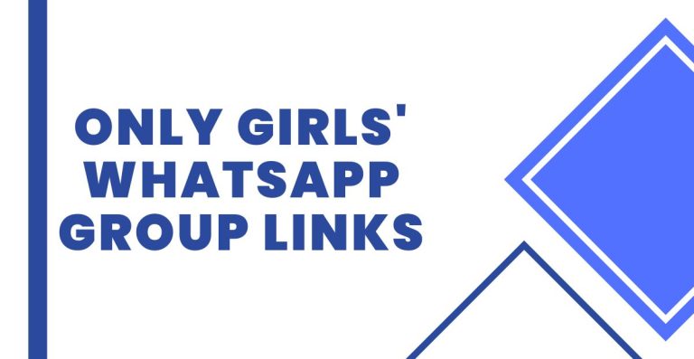 Join Only Girls WhatsApp Group Links