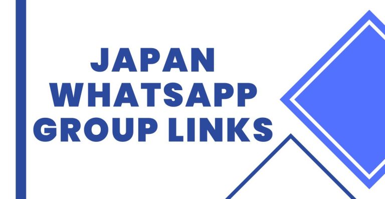 Japan WhatsApp Group Links