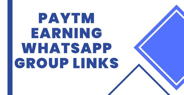 Join Paytm Earning WhatsApp Group Links