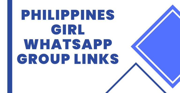 Join Philippines Girl WhatsApp Group Links