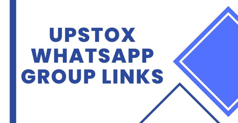 Join Upstox WhatsApp Group Links