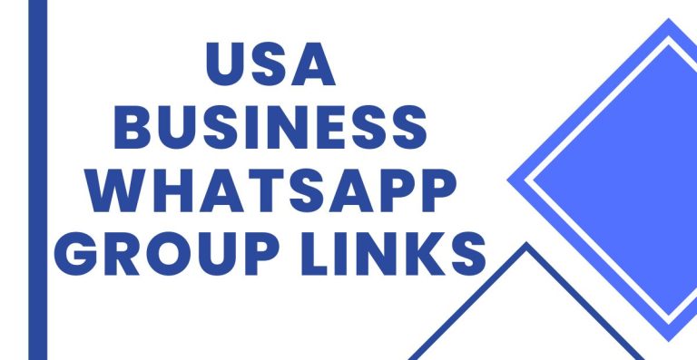 Join USA Business WhatsApp Group Links