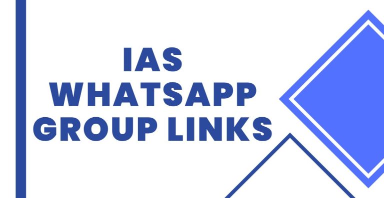 Join IAS WhatsApp Group Links
