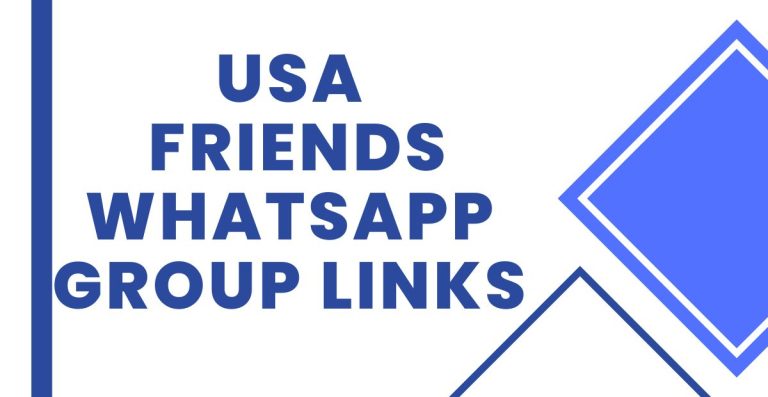 Join USA Friends WhatsApp Group Links