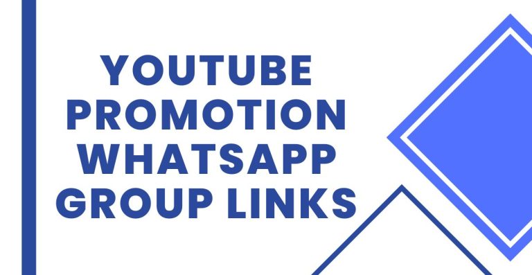 Join YouTube Promotion WhatsApp Group Links