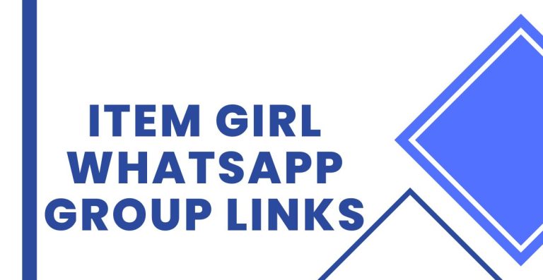 Item Girl WhatsApp Group Links