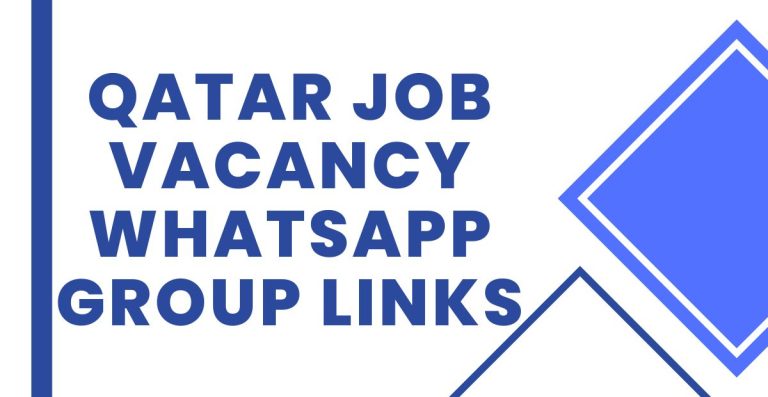 Latest Qatar Job Vacancy WhatsApp Group Links