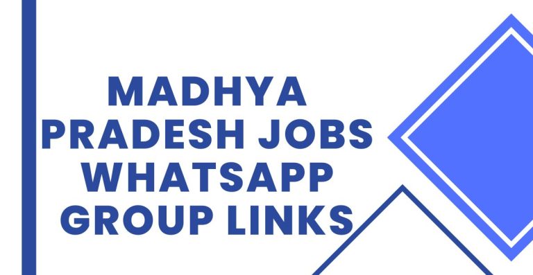Latest Madhya Pradesh Jobs WhatsApp Group Links