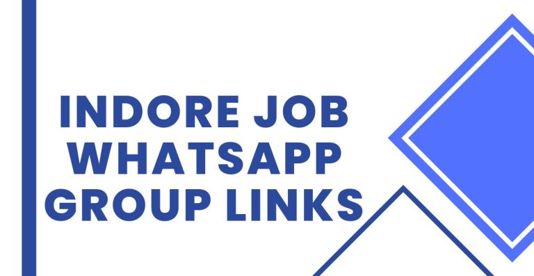 Active Indore Job WhatsApp Group Links