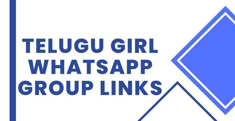 Active Telugu Girl WhatsApp Group Links