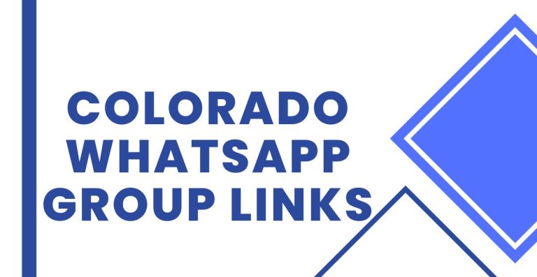 Colorado WhatsApp Group Links