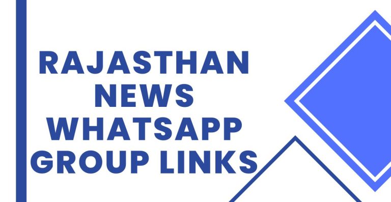 Latest Rajasthan News WhatsApp Group Links