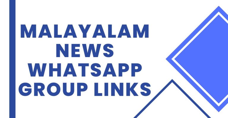 Latest Malayalam News WhatsApp Group Links