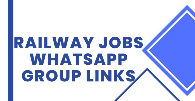 Active Railway Jobs WhatsApp Group Links