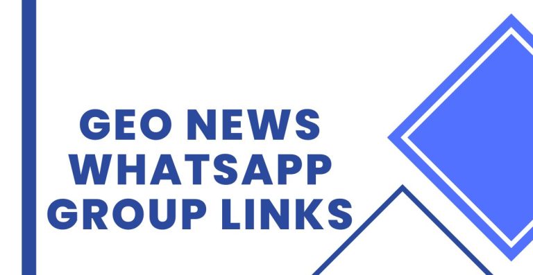 Latest Geo News WhatsApp Group Links