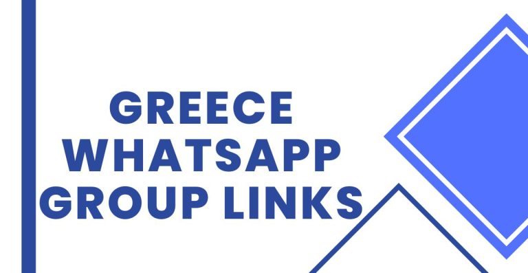 Greece WhatsApp Group Links
