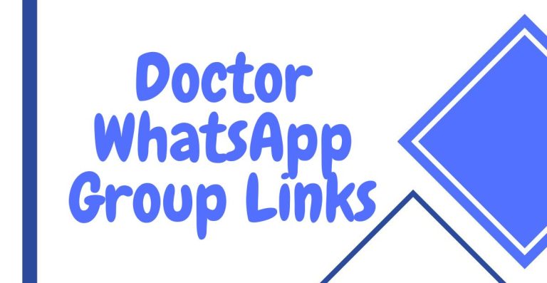 Latest Doctor WhatsApp Group Links