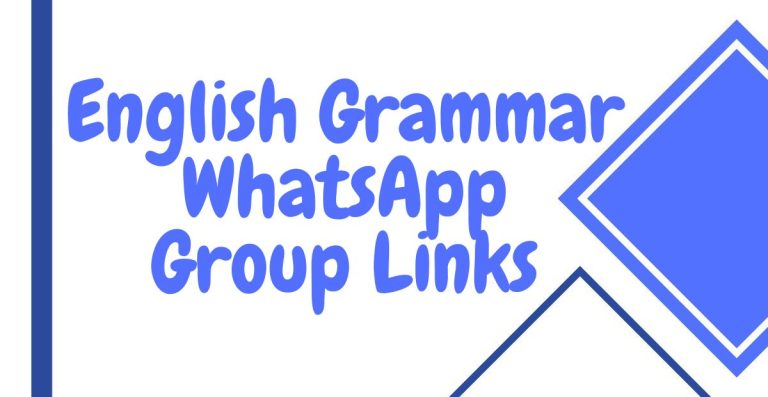 English Grammar WhatsApp Group Links