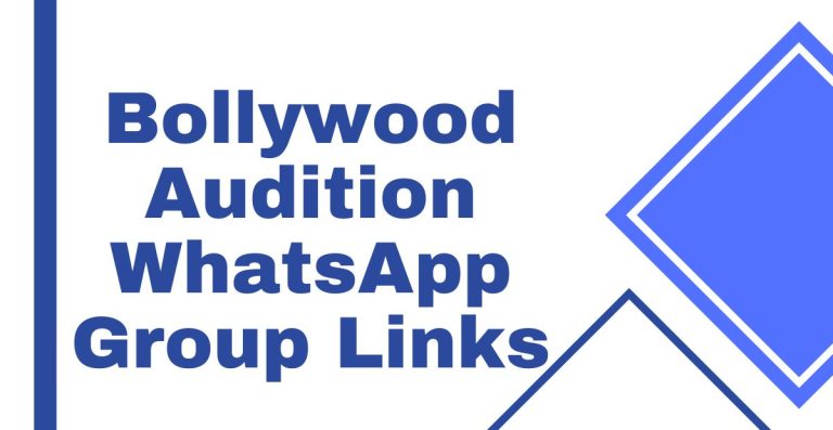 Bollywood Audition WhatsApp Group Links