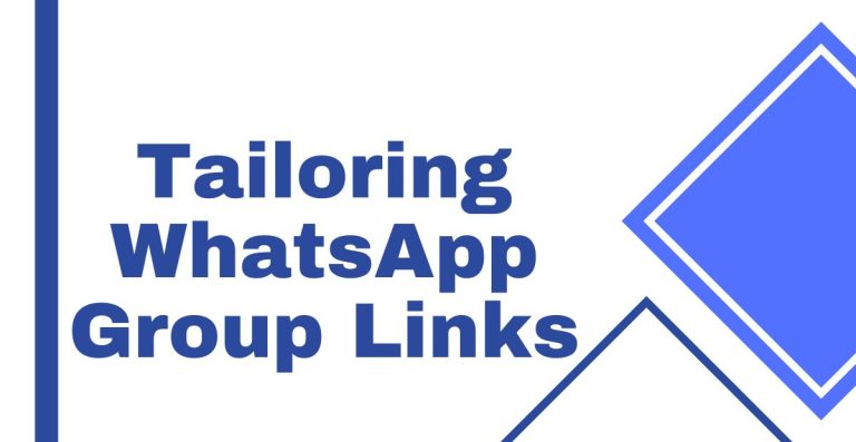 Tailoring WhatsApp Group Links