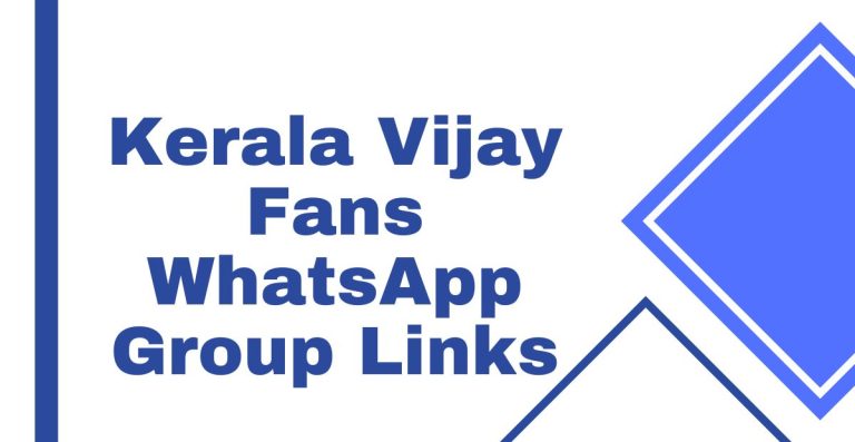 Kerala Vijay Fans WhatsApp Group Links
