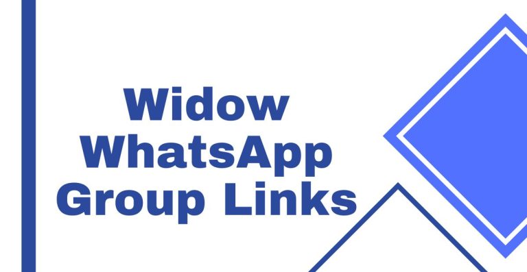 Widow WhatsApp Group Links