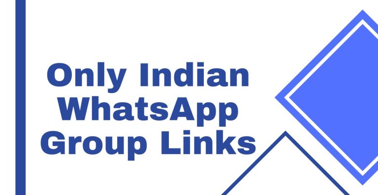 Only Indian WhatsApp Group Links