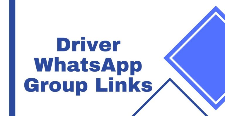 Driver WhatsApp Group Links