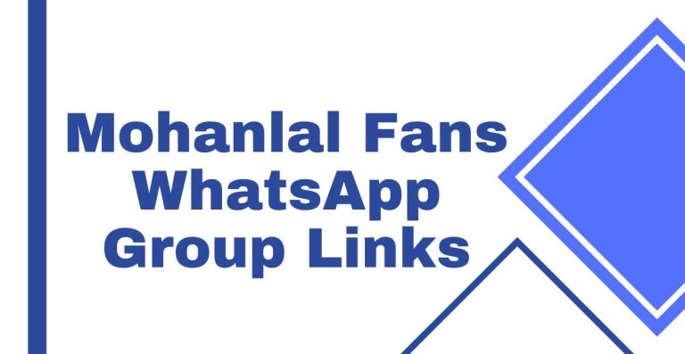 Mohanlal Fans WhatsApp Group Links
